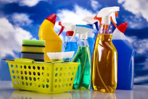 Employees maintaining a safe and healthy working environment