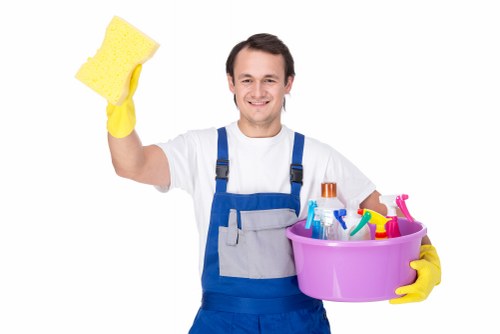 Safety equipment and insurance paperwork in a professional workplace