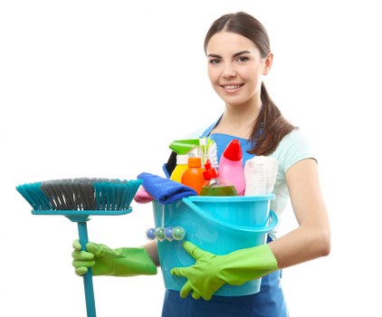 Professional upholstery cleaning removing stains from chair fabric